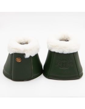 Royal Equestrian Premium Bell Boots Olive White