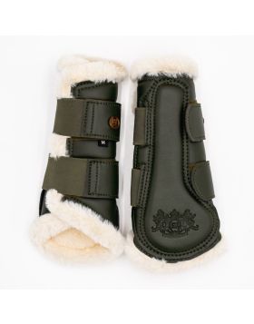Royal Equestrian Lined Brushing Boots Olive