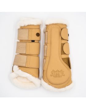 Royal Equestrian Lined Brushing Boots Champagne