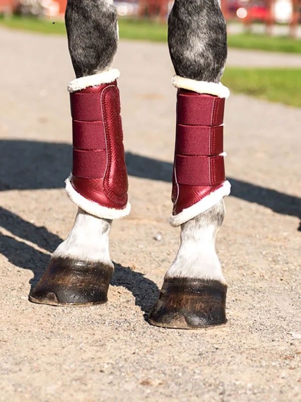 Ambient tricky synge Equestrian Stockholm Brushing Boots Bordeaux